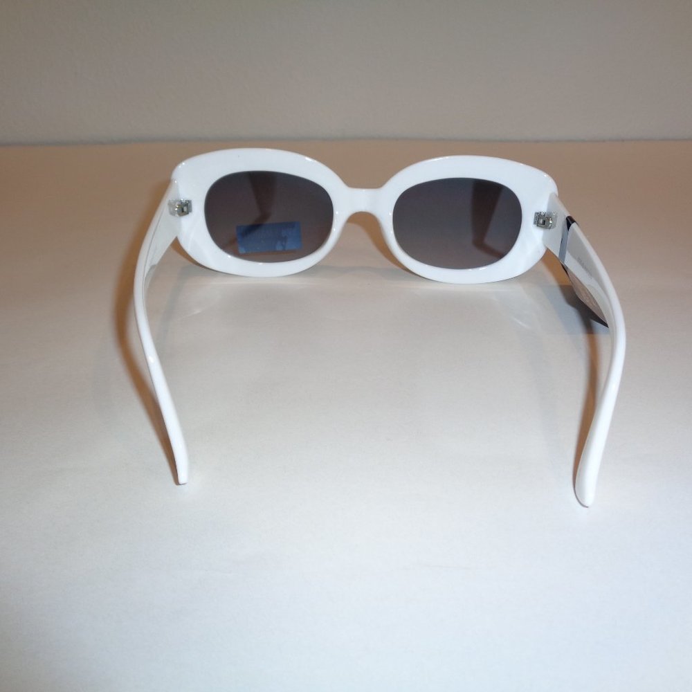 Steve Madden BLING White Jeweled New Sunglasses - Picture 6 of 8